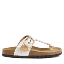 Damen-Zehensteg-Sandalen 1A Classe ALVIERO MARTINI Modell White Geo Mix 1512