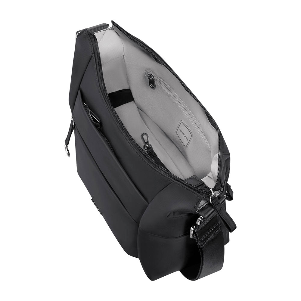 Borsa Donna Mezzaluna a Tracolla Small SAMSONITE linea Move 5.0 in Nylon Nero