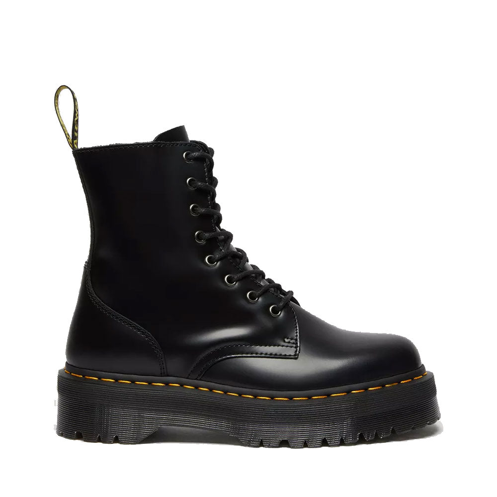 Scarpe Donna DR. MARTENS Stivali Platform linea Jadon in Pelle Nera