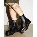 Scarpe Donna DR. MARTENS Stivali Platform linea Jadon in Pelle Nera