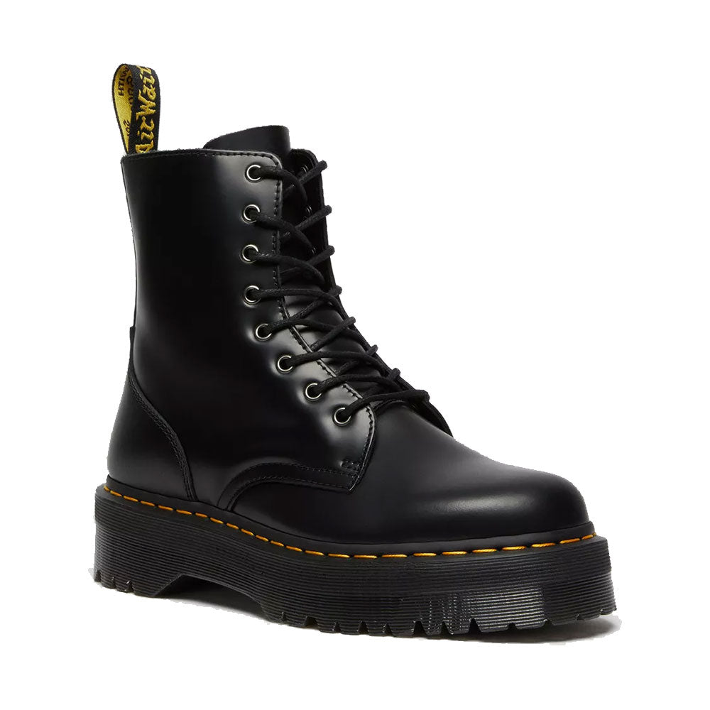 Scarpe Donna DR. MARTENS Stivali Platform linea Jadon in Pelle Nera