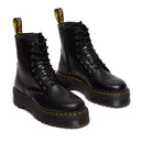 Scarpe Donna DR. MARTENS Stivali Platform linea Jadon in Pelle Nera