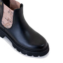 Stivaletti Beatles Donna 1A Classe Alviero Martini in Eco Nappa Nera 1556
