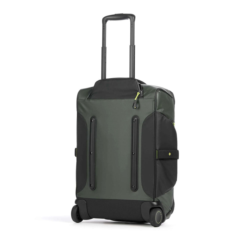 Borsone Cabina Due Ruote SAMSONITE linea Paradiver Light in Tessuto Gommato Verde