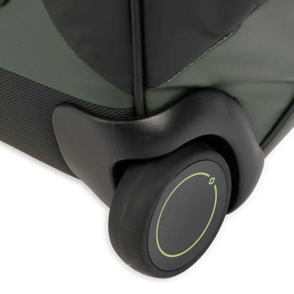 Borsone Cabina Due Ruote SAMSONITE linea Paradiver Light in Tessuto Gommato Verde