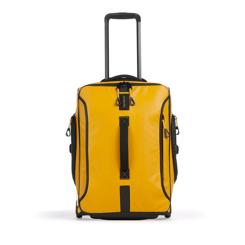 Borsone Cabina Due Ruote SAMSONITE linea Paradiver Light in Tessuto Gommato Giallo