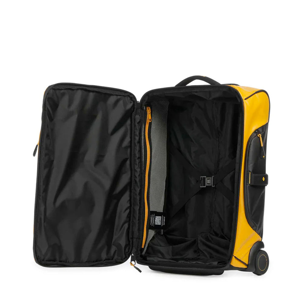 Borsone Cabina Due Ruote SAMSONITE linea Paradiver Light in Tessuto Gommato Giallo