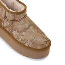 Stivaletti Imbottiti Donna 1A Classe Alviero Martini in Tessuto effetto Nabuck stampa Geo Classic 1576