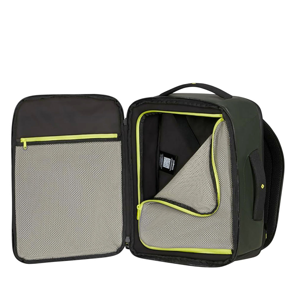 Zaino da Viaggio Underseat SAMSONITE linea Paradiver Light in Tessuto Gommato Verde
