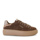 Sneakers Platform Donna 1A Classe Alviero Martini in Pelle Scamosciata Testa di Moro 1614