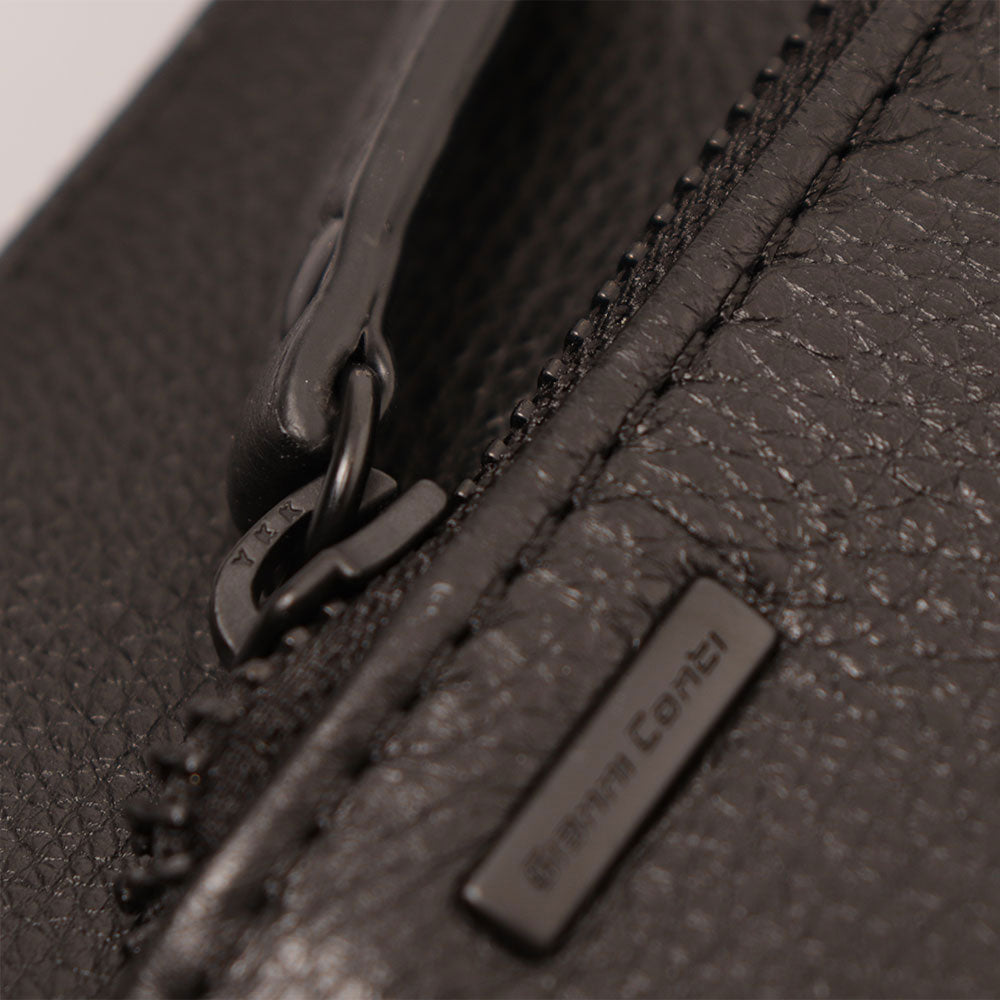 Pochette Uomo GIANNI CONTI in Pelle Nera