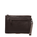Pochette Uomo GIANNI CONTI in Pelle Dark Brown