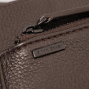 Pochette Uomo GIANNI CONTI in Pelle Dark Brown