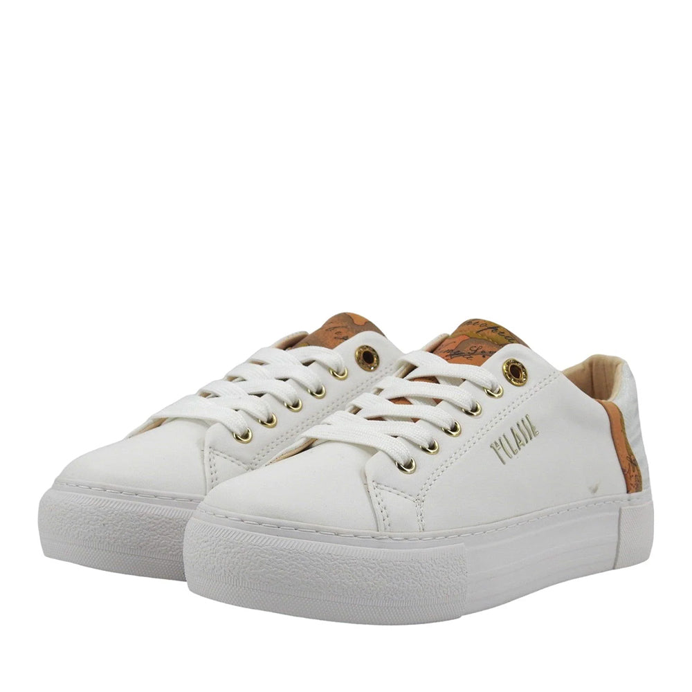 Scarpe 1A Classe Alviero Martini Sneakers Bianche con Inserti Geo Classic 1817