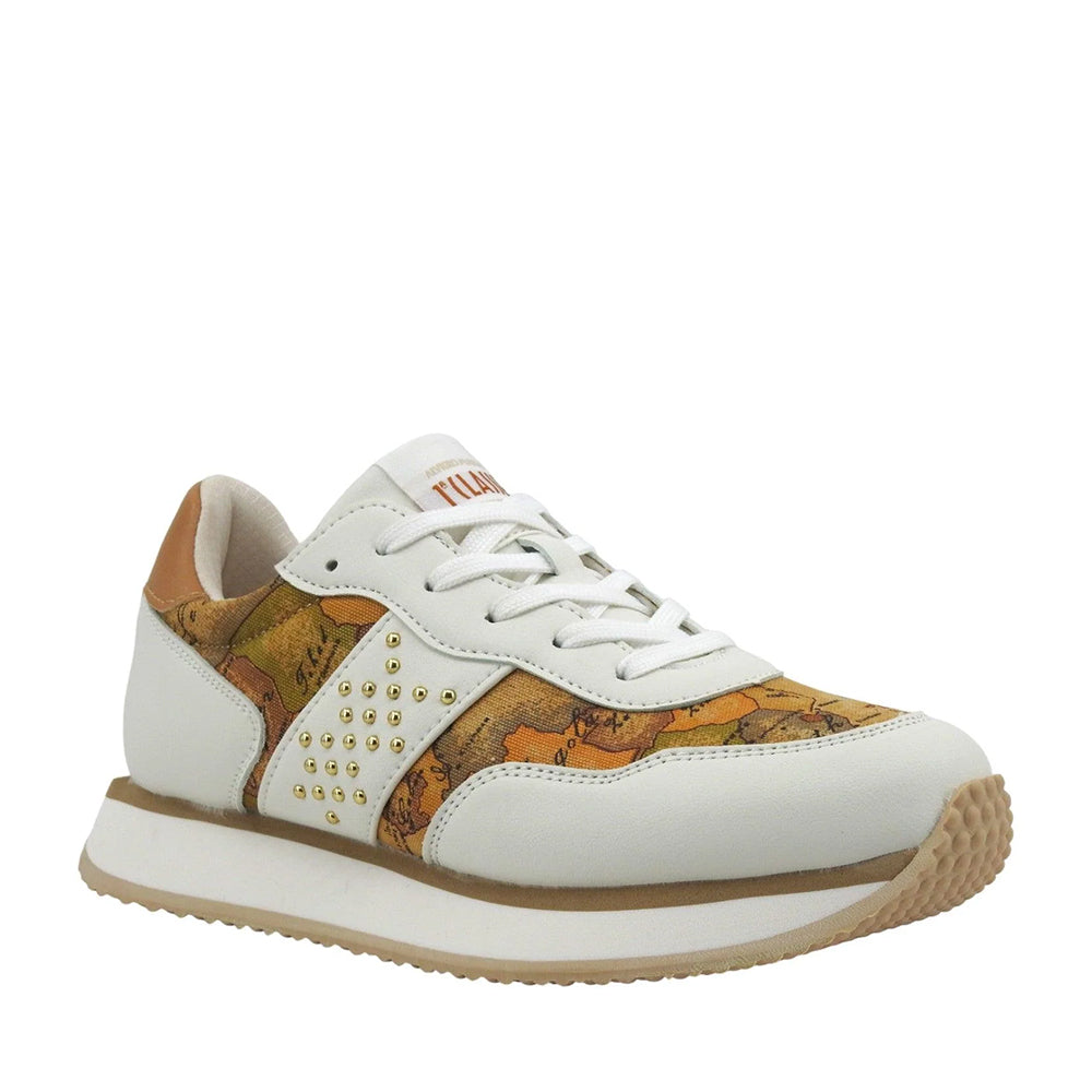 Scarpe 1A Classe Alviero Martini Sneakers Running Bianche con Inserti Cuoieriashop