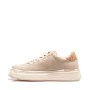 Plateau 1A Classe Alviero Martini Beige Sneakers mit Maxi-Logo 1969