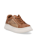 Sneakers Platform 1A Classe Alviero Martini color Cuoio con Inserti Geo Beige 1980