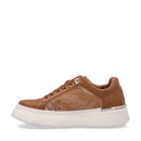 Sneakers Platform 1A Classe Alviero Martini color Cuoio con Inserti Geo Beige 1980