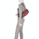 Borsa Donna a Spalla COCCINELLE in Pelle Colore Brandy linea Campus Large