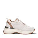 Laufsneaker 1A Classe Alviero Martini Off White mit Geo-Beige-Einsätzen 2002