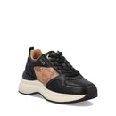 Sneakers Running 1A Classe Alviero Martini Nere con Inserti Geo Beige 2003