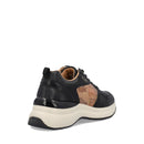 Sneakers Running 1A Classe Alviero Martini Nere con Inserti Geo Beige 2003