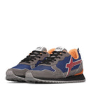 Sneakers Uomo W6YZ Jet-M. in Tessuto Tecnico e Suede colore Antracite Navy e Granata