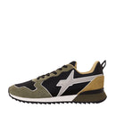 Scarpe Uomo W6YZ Sneakers Jet-M. in Tessuto Tecnico e Suede colore Militare Black Fire