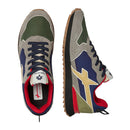 Herrenschuhe W6YZ Jet-M Sneakers. aus technischem Stoff und Wildleder in der Farbe Dark Grey Military Fire