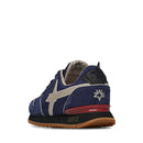 Scarpe Uomo W6YZ Sneakers Jet-M. in Tessuto Tecnico e Suede colore Navy e Tan