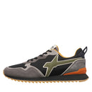 Sneakers Uomo W6YZ Jet-M. in Tessuto e Suede colore Antracite Black e Militare