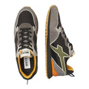 Sneakers Uomo W6YZ Jet-M. in Tessuto e Suede colore Antracite Black e Militare