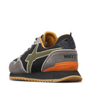 Sneakers Uomo W6YZ Jet-M. in Tessuto e Suede colore Antracite Black e Militare