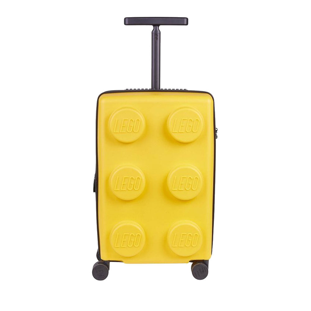 Starrer LEGO-Kabinentrolley mit 4 Rädern, Lego-Signaturfarbe Gelb