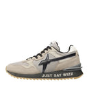 Sneakers Uomo W6YZ Yak-M. in Suede e Tessuto Taupe Black Beige
