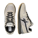 Sneakers Uomo W6YZ Yak-M. in Suede e Tessuto Taupe Black Beige