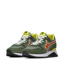 Scarpe Uomo W6YZ Sneakers Yak-M. in Suede e Tessuto Tecnico colore Militare Green e Orange