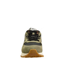 Scarpe Uomo W6YZ Sneakers Yak-M. in Suede e Tessuto Tecnico colore Militare Black Granata