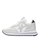 Scarpe Donna W6YZ Sneakers Yak-W. in Tessuto Tecnico e Suede colore White Silver e Black