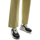 Sneakers Donna W6YZ Yak-W. in Tessuto Tecnico e Suede colore Black Black Silver