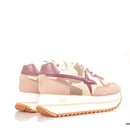 Sneakers Platform Donna W6YZ Deva-W. in Tessuto Tecnico e Suede colore Beige Rose e Light Borwn