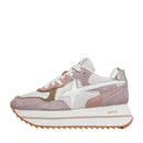 Sneakers Platform Donna W6YZ Deva-W. in Tessuto Tecnico e Suede colore Shadow Grey Rose