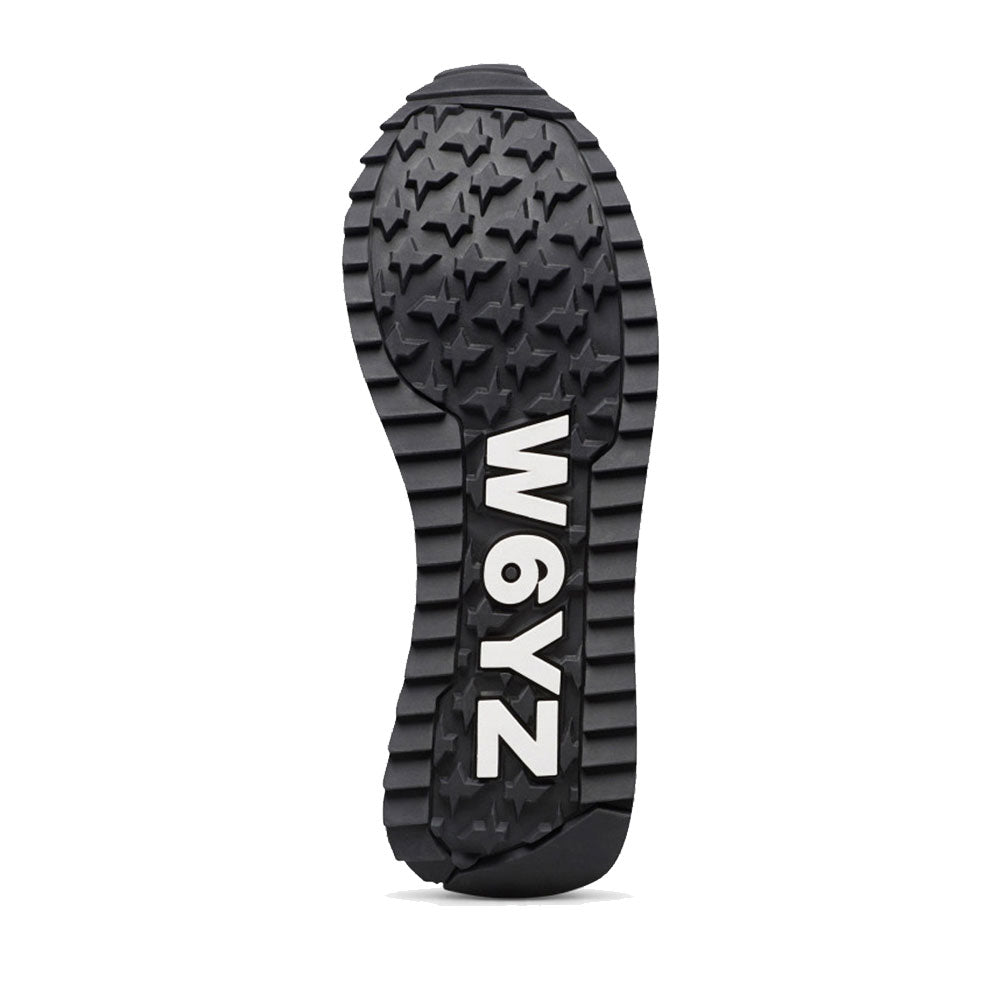 Sneakers Platform Donna W6YZ Deva-W. in Tessuto Tecnico e Suede Anthracite Black Grey