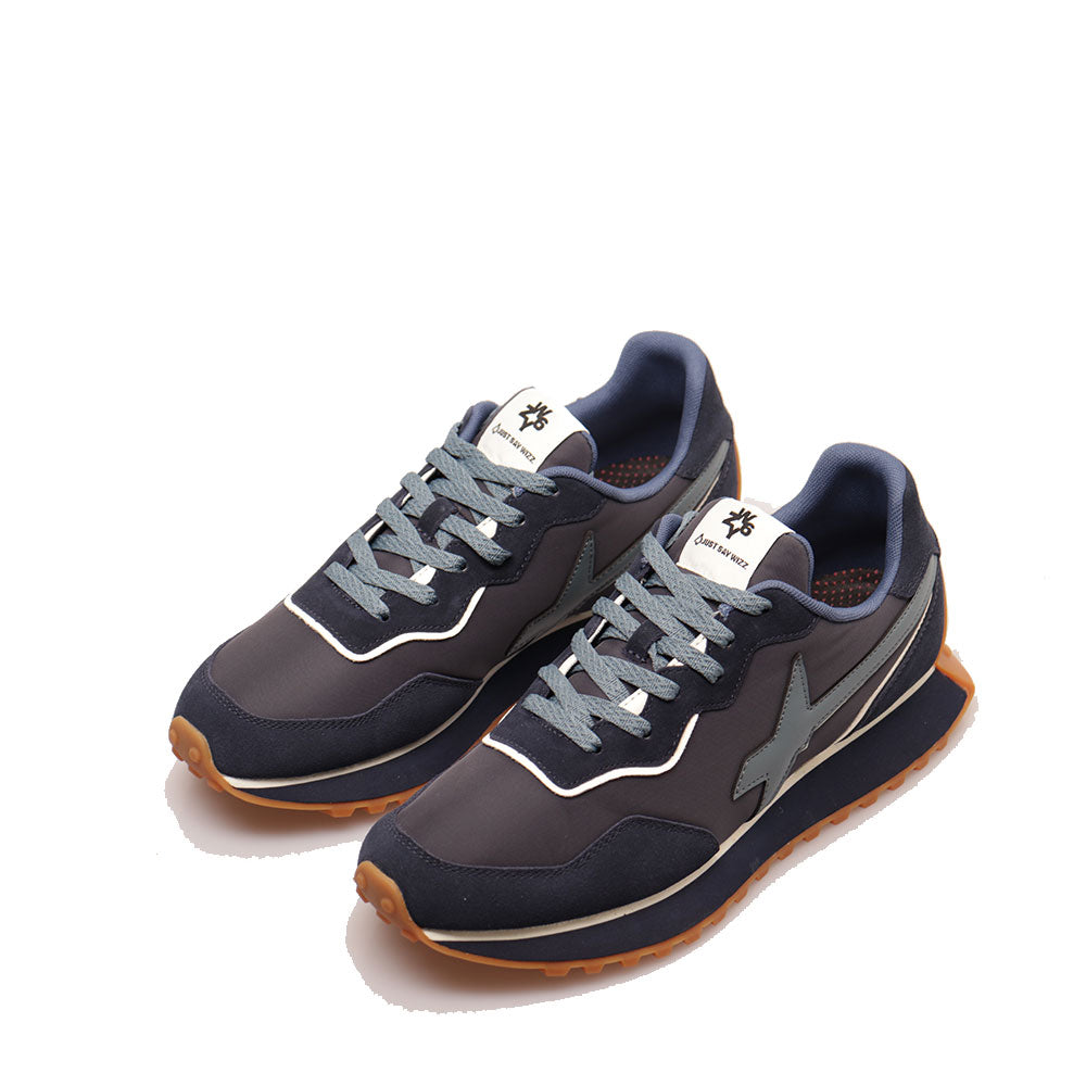 Sneakers Uomo W6YZ Jet 2-M. in Tessuto Tecnico e Suede colore Navy Dust