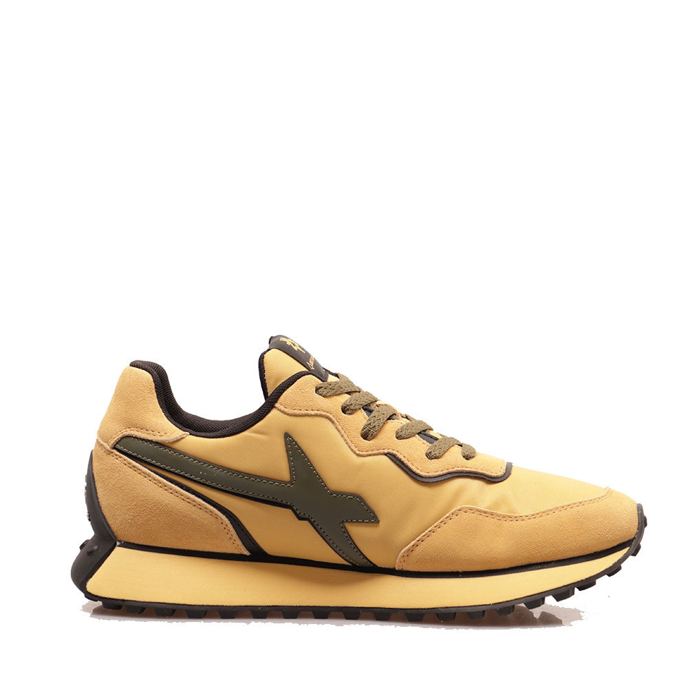 Sneakers Uomo W6YZ Jet 2-M. in Tessuto Tecnico e Suede colore Fire Militare