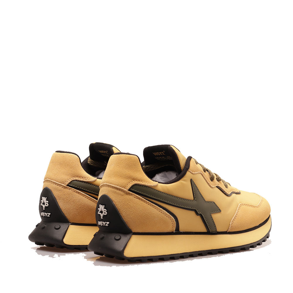 Sneakers Uomo W6YZ Jet 2-M. in Tessuto Tecnico e Suede colore Fire Militare