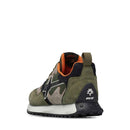 Sneakers Uomo W6YZ Loop-M. in Tessuto Tecnico e Suede colore Militare Black e Taupe