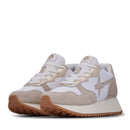 Sneakers Donna W6YZ Jet-W. in Tessuto Tecnico e Suede Beige White e Platinum