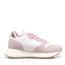Sneakers Donna W6YZ Jet-W. in Tessuto Tecnico e Suede e Inserto Glitter Lilac White