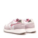 Sneakers Donna W6YZ Jet-W. in Tessuto Tecnico e Suede e Inserto Glitter Lilac White